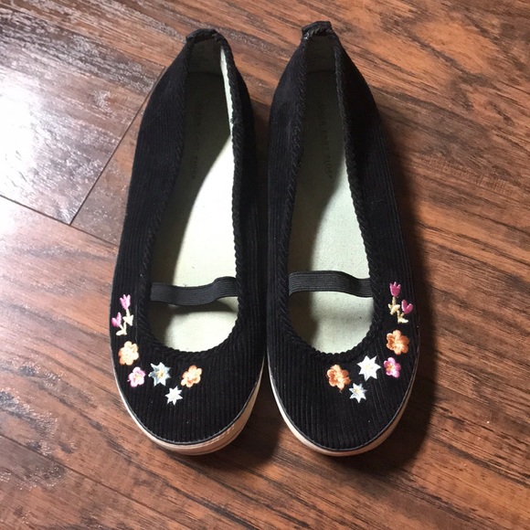 Vintage Shoes - SOLD LOCALLY Vintage 90s NOS corduroy skimmer flats maryjane